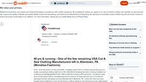 Monalisa Fashions - Cut & Sew Clothing Manufacturing