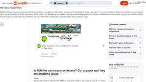 NJM Auto Insurance - Competitive Pricing vs. Geico