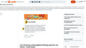 SpongeBob Party Ideas - Themed Decorations & Games