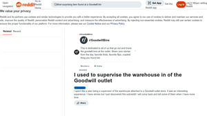 Goodwill Outlet - Warehouse Supervisor Experience