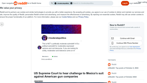 US Supreme Court - Challenge to Gun Companies