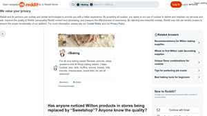 Sweetshop - Wilton Replacement Concerns