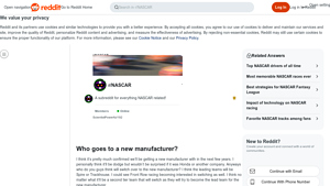 NASCAR - New Manufacturer Speculation