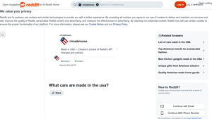 Cars - Made in the USA