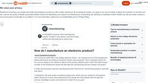Reddit - Low Voltage Device Production