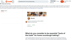 Reddit - Essential Baking Tools