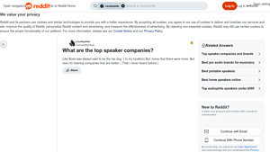 Top Speaker Brands - Sound Quality Insights