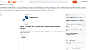 OEM - Key Components