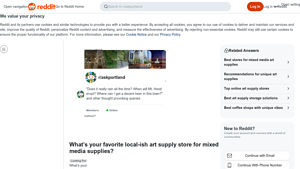 Reddit - Artisan Crafts & Framing