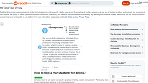 Water & Beverage - Contract Manufacturers