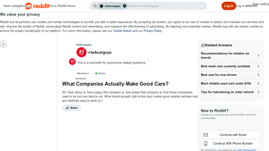 Car Brands - Key Features