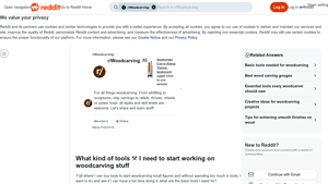 Reddit - Essential Woodcarving Tools