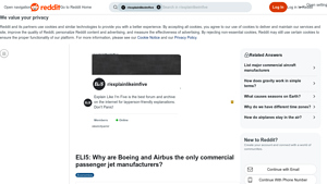 Boeing & Airbus - Commercial Jets
