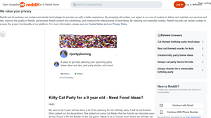 Reddit - Cat-Themed Party Activities