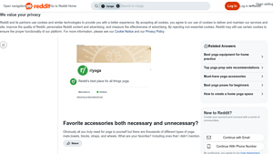 Reddit - Essential Yoga Gear