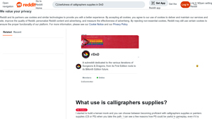 Calligrapher's Supplies - Essential Tools for D&D