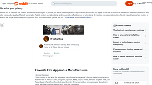 Fire Apparatus - Top Brands & Models