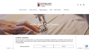 Redthreaded - Make Your Own Corsets Kits