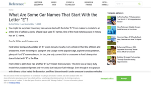 Ford - SUVs and Crossovers