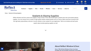 Reflect Window & Door - Sealants & Glazing Supplies
