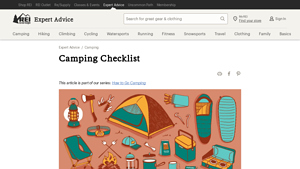 REI - Camping Gear Essentials
