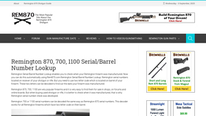Remington - Firearm Serial Lookup