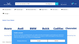 Remotes and Keys - Replacement Key Fobs and Car Keys