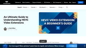 Wondershare - HEVC Video Extension