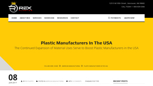 Rex Plastics - Plastic Manufacturing Services