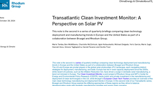 Transatlantic Clean Investment Monitor - Solar PV Insights