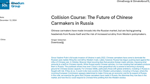 Chinese Carmakers - Market Growth in Russia