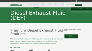 Rhinehart Oil - Premium Diesel Exhaust Fluid (DEF)