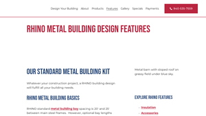 RHINO - Standard Metal Buildings