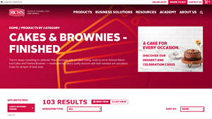 Rich's - Wholesale Ready-To-Serve Cakes & Brownies