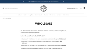 RM Leather Supply - Wholesale Leather Products