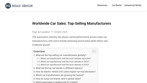Toyota - Global Sales Leader