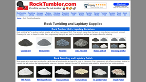 Rock Tumbler - Tumbling Grit and Polish Supplies