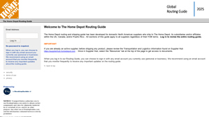 Routing Guides - Home Depot Shipping Guidelines