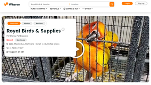 Royal Birds & Supplies - Exotic Birds
