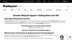Royal Apparel - Wholesale USA-Made Apparel