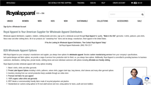 Royal Apparel - Wholesale American-Made Clothing