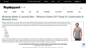 Royal Apparel - Wholesale Athleisure Activewear