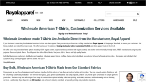 Royal Apparel - Wholesale American-Made T-Shirts