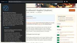 Alchemist's Supplies - Essential Crafting Items
