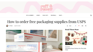 Ruff and Renew - Free USPS Packaging Supplies