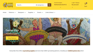 Honey Bee Hive - Rug Hooking Supplies & Patterns