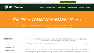 Forest River - RV Performance Insights