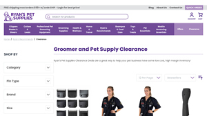 Ryan's Pet Supplies - Grooming Tools