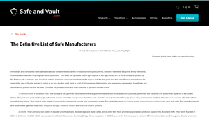 Hamilton Safe - Physical Security Solutions