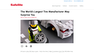 LEGO Group - Tire Manufacturing